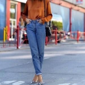 Levi's 550 Classic Relaxed Tapered Leg High Waist Mom‎ Jeans 10L